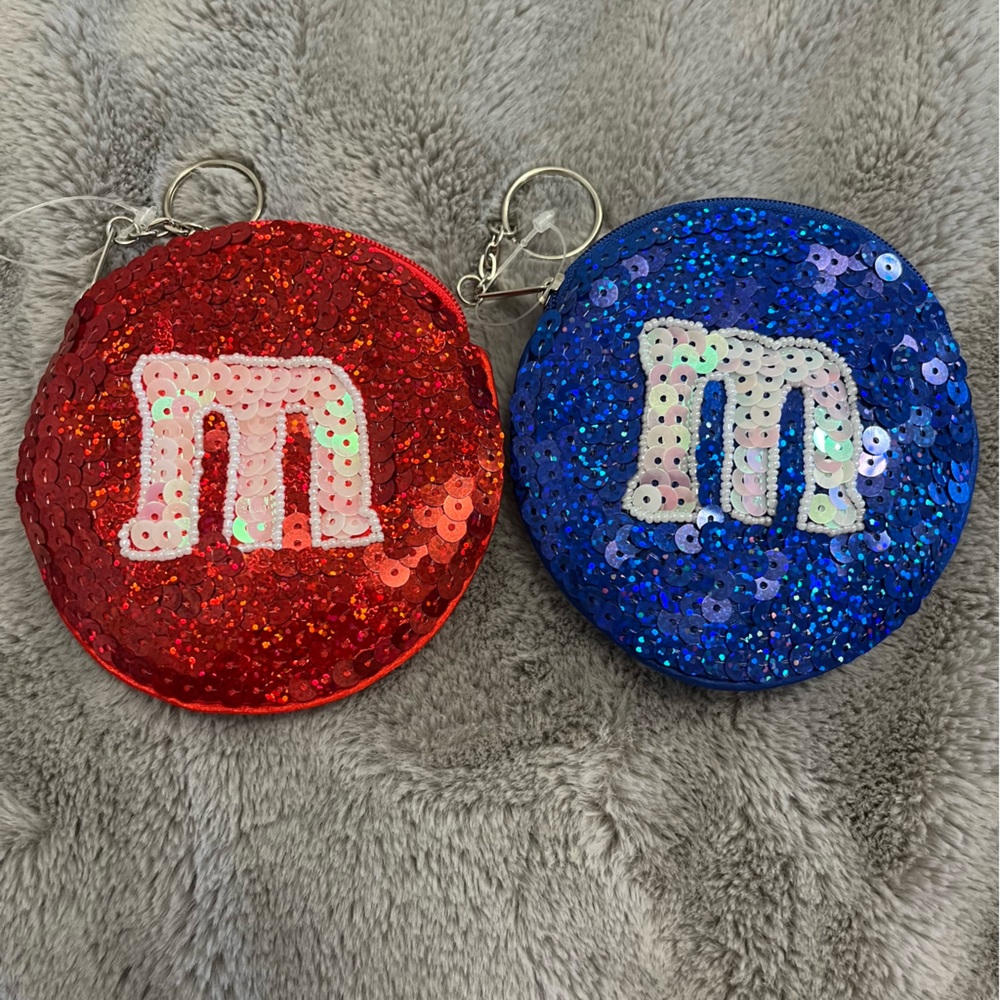 M&M’S coin purses Blue and Red